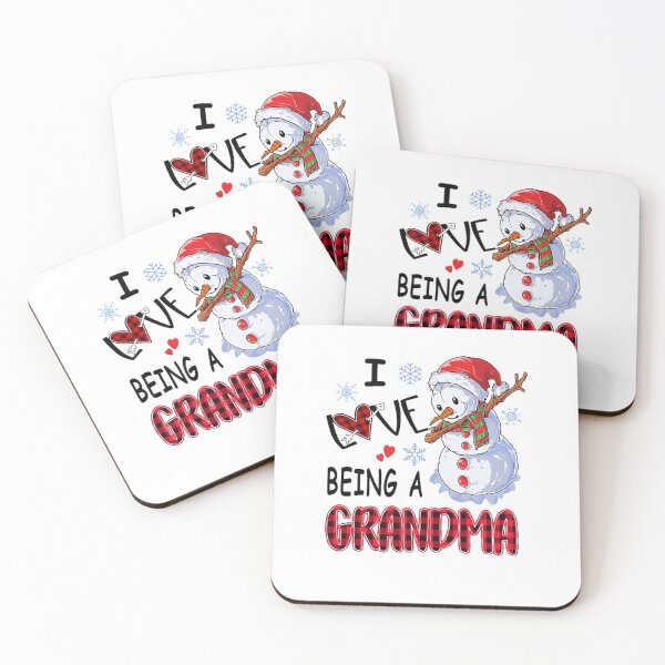 Item preview, I LOVE BEING A Grandma Snowman Dabbing Christmas Lover designed and sold by louloapadilla.