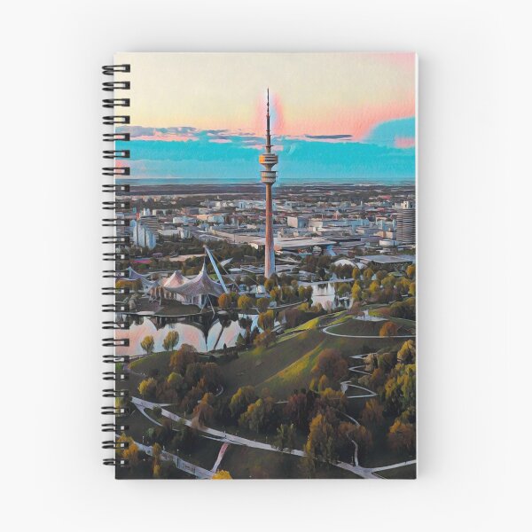 Item preview, Munich City Skyline designed and sold by Sofia-Draws.