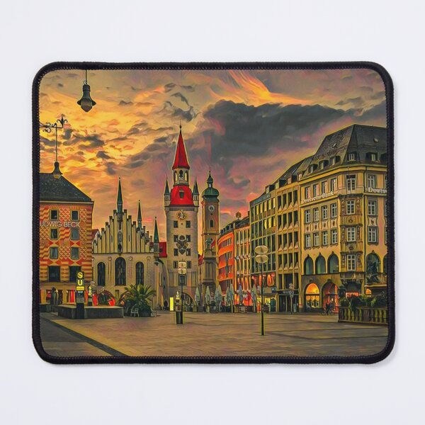 Item preview, Munich City Streets designed and sold by Sofia-Draws.