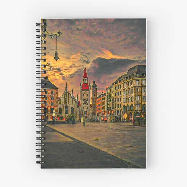 Item preview, Munich City Streets designed and sold by Sofia-Draws.
