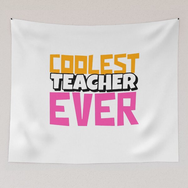 Item preview, Coolest teacher ever end of school term gift designed and sold by PinkArtDesigns.