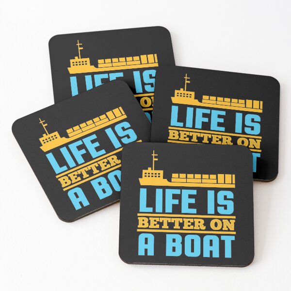 Item preview, Life Is Better On A Boat designed and sold by Gevover.