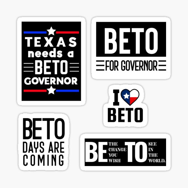 Vista previa del artículo con la obra «Texas necesita a Beto para gobernador en 2022», diseñado y vendido por DesignsByRisa.