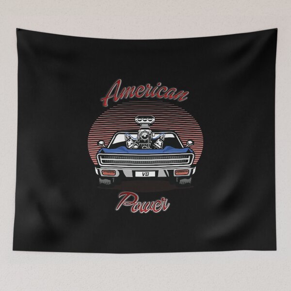 Item preview, American Force - Classic muscle car with a V8 engine and supercharger designed and sold by Dirk4171.