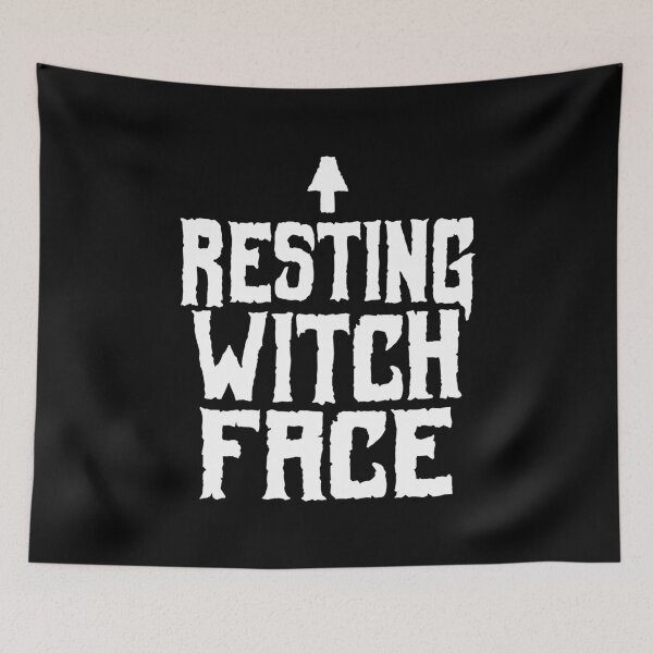 Item preview, Resting Witch Face Halloween designed and sold by keeleypost.