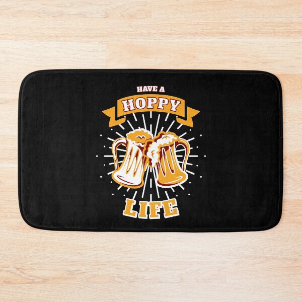 Item preview, Have a Hoppy Life (yellow) designed and sold by DKdesigns27.