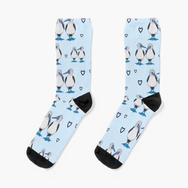Aperçu de l'œuvre Cute Blue Footed Booby Bird Pattern Gift créée et vendue par Patterntastic.