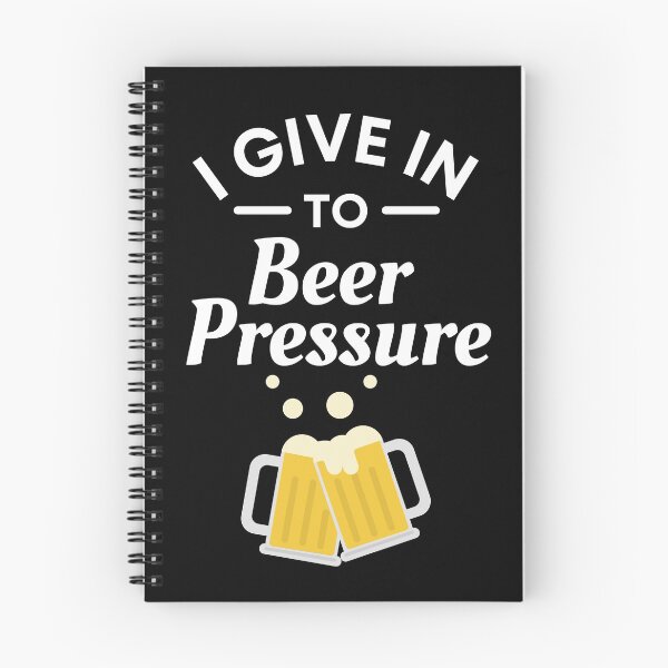Item preview, I Give in to Beer Pressure - Funny Beer Puns - Gift for Beer Lovers who like alcoholic jokes designed and sold by CaitU.