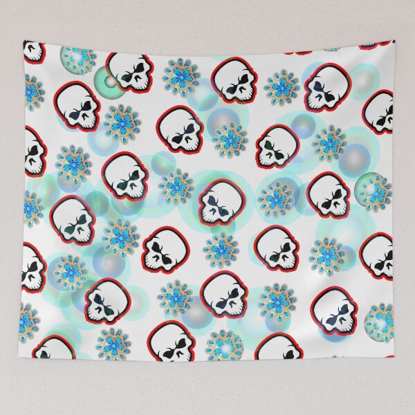 Item preview, skull pattern with cristal designed and sold by diva-design.