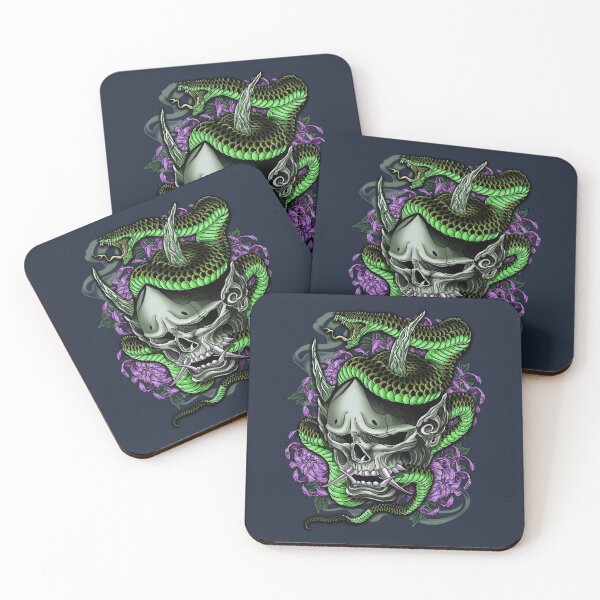 Item preview, Tattoo Skull&Snake D01D designed and sold by HexOne.
