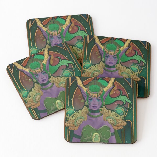 Item preview, Fanart: Ysera in Art Nouveau style designed and sold by AlexaelArtworks.