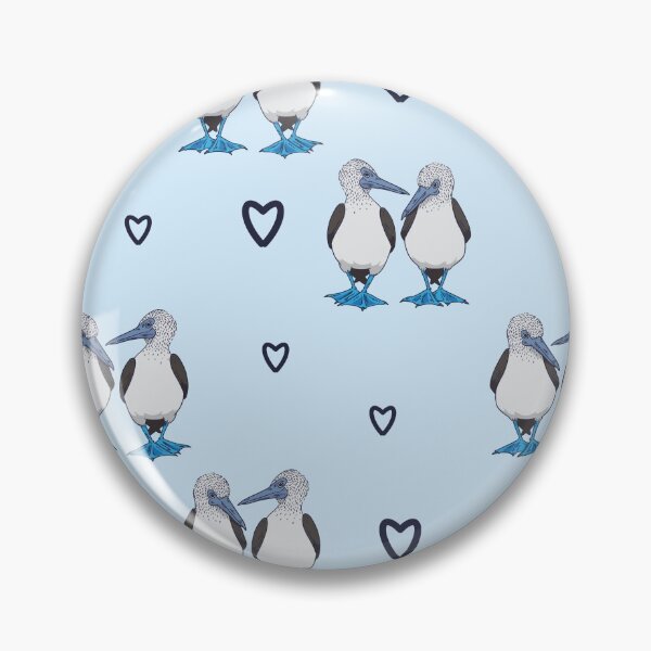 Artikelvorschau, Cute Blue Footed Booby Tropical Bird Pattern Gift entworfen und verkauft von Patterntastic.