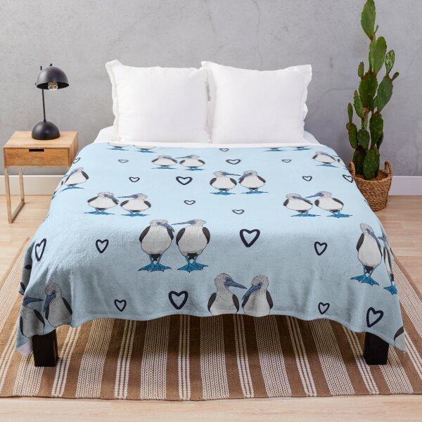Aperçu de l'œuvre Cute Blue Footed Booby Tropical Bird Pattern Gift créée et vendue par Patterntastic.