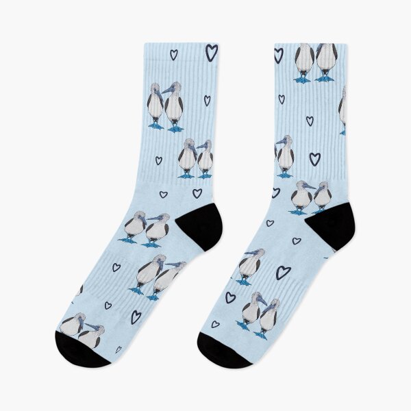 Aperçu de l'œuvre Cute Blue Footed Booby Tropical Bird Pattern Gift créée et vendue par Patterntastic.