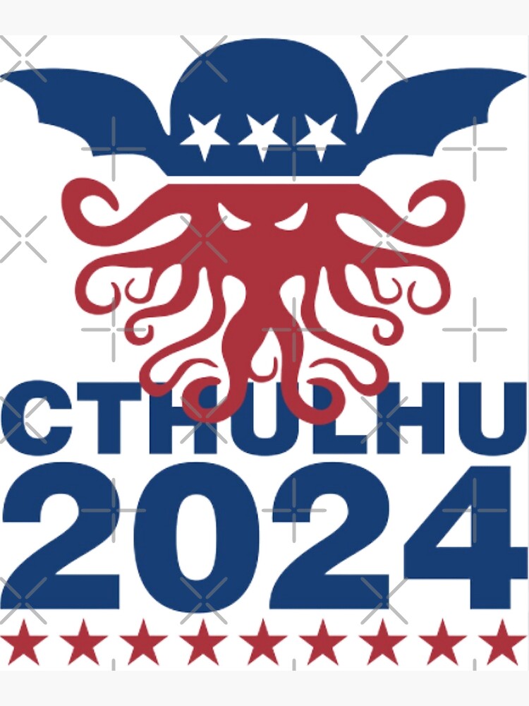 Cthulhu 2024 Poster By Anasimo Redbubble   Flat,750x,075,f Pad,750x1000,f8f8f8 