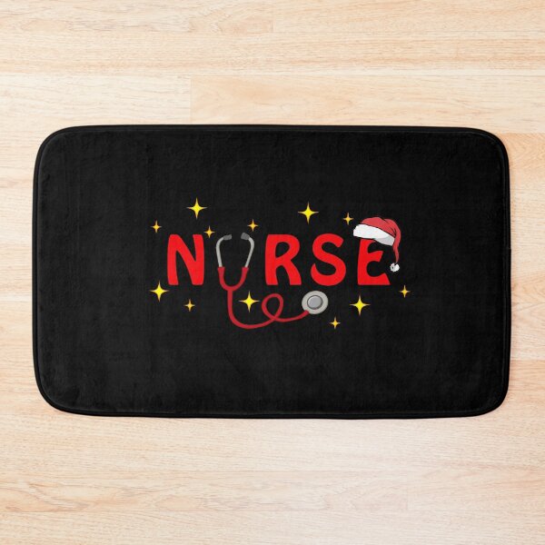 Item preview, Red Nurse With Stethoscope and Santa hat For Christmas designed and sold by kimart18.
