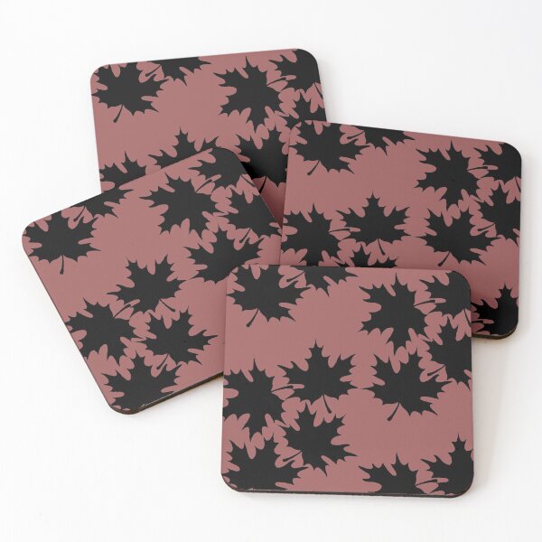 Item preview, Autumn leaves print in blush mocha  designed and sold by DemonicGloom.