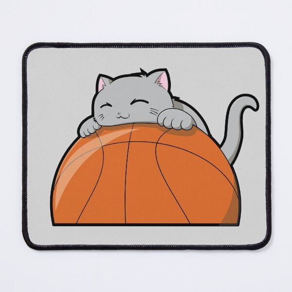 Item preview, Cute Cat Hugging A Basketball designed and sold by kittengallery.