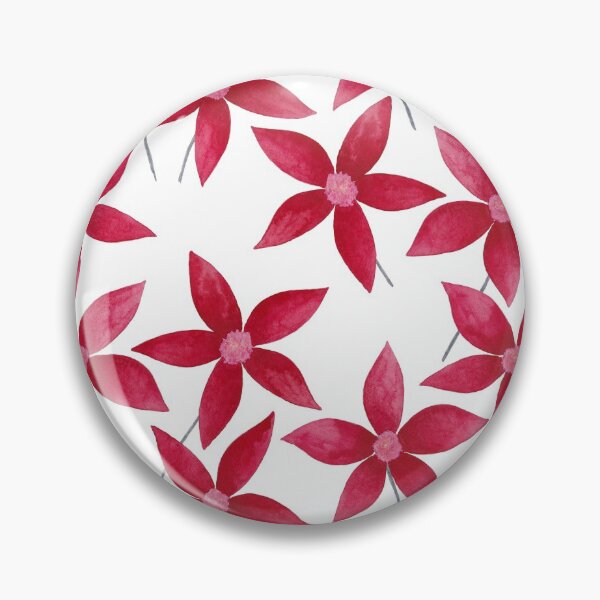 Item preview, Bright red daisy flowers designed and sold by IrinaIkar.