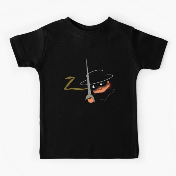 Z= Legendary hero Zorro! Kids T-Shirt