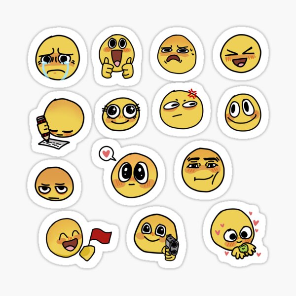 Cursed Emojis - sticker set for Telegram and WhatsApp