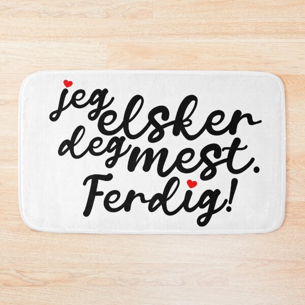 Item preview, Jeg elsker deg mest. Ferdig! | calligraphy i designed and sold by rsty11.