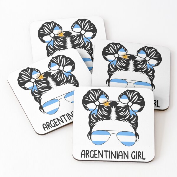 Item preview, Argentinian Girl Messy Hair Sunglasses Argentina Pride designed and sold by TheWildStyle.