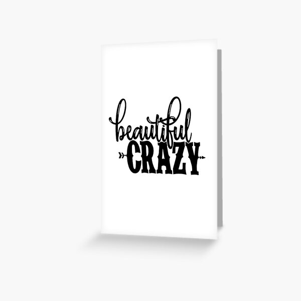 Beautiful crazy song lyrics  Poster for Sale by GranolaLifex