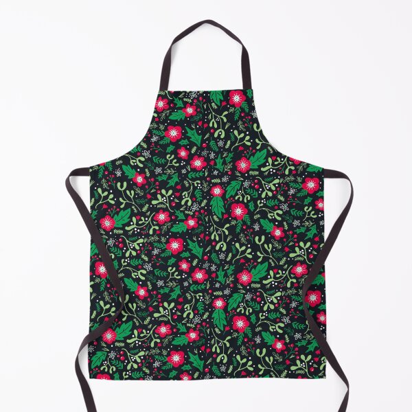 Item preview, Cheery Winter Floral, Dark designed and sold by Jacqueline Hurd.
