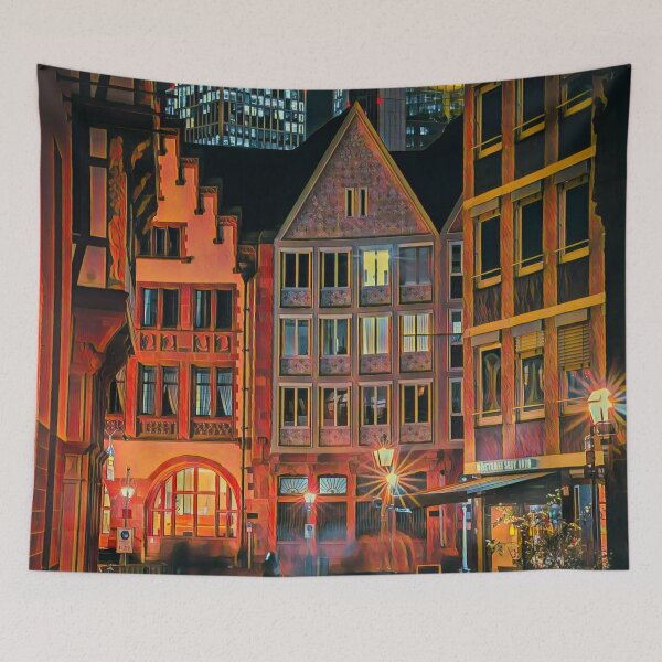 Item preview, Night in Frankfurt designed and sold by Sofia-Draws.