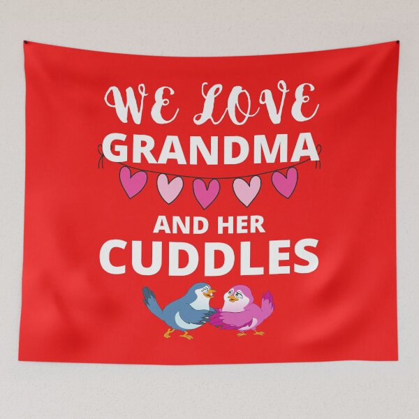 Item preview, We love Grandma and her cuddles designed and sold by PinkArtDesigns.