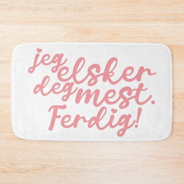 Item preview, Jeg elsker deg mest. Ferdig! | calligraphy ii designed and sold by rsty11.