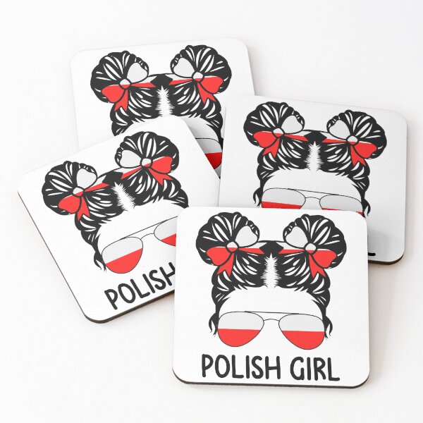 Item preview, Polish Girl Messy Hair Sunglasses Poland Pride designed and sold by TheWildStyle.