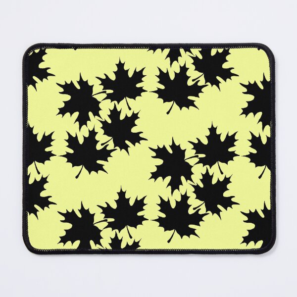 Item preview, Autumn leaves print in pastel Yellow designed and sold by DemonicGloom.