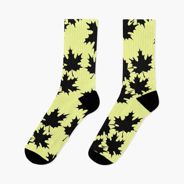 Item preview, Autumn leaves print in pastel Yellow designed and sold by DemonicGloom.