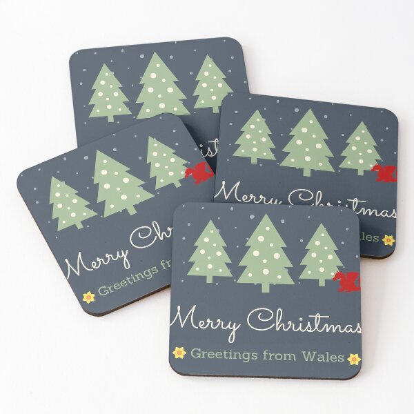 Item preview, Merry Christmas- Greetings from Wales Card designed and sold by BlakefourDesign.