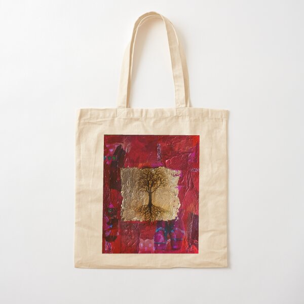 Root Chakra Cotton Tote Bag