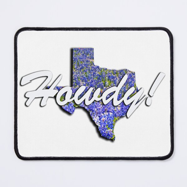 Item preview, Texas Map Bluebonnets HOWDY! designed and sold by Warren Paul Harris.