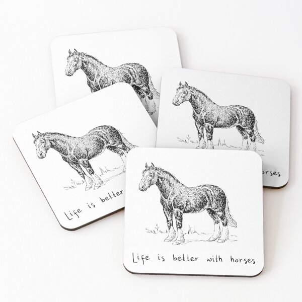 Item preview, Life Is Better With Horses  designed and sold by TranscendFlow.