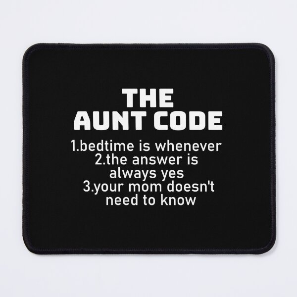 Item preview, Gift For Aunt | Funny Humor Aunt Sayings Gifts | The Aunt Code designed and sold by FalconPie.