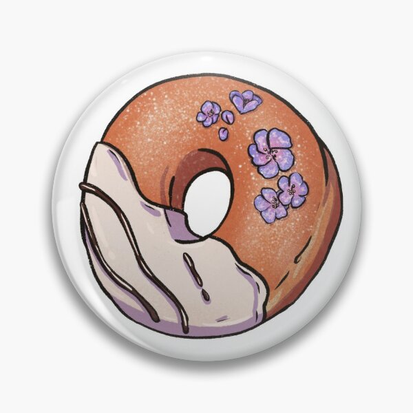 Item preview, White chocolate donut designed and sold by AlexEyck.