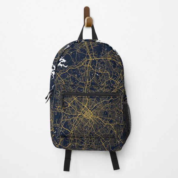 Item preview, Charlotte City Map of North Carolina, USA - Gold Art Deco designed and sold by deMAP.