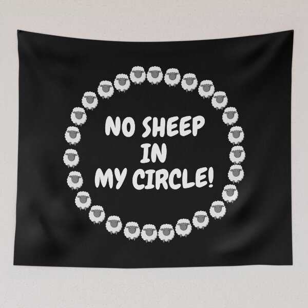 Item preview, No Sheep In My Circle designed and sold by surprise-to-me.