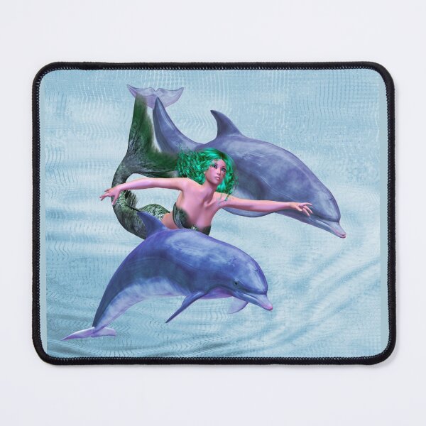 Item preview, May .. mermaid and dolphins designed and sold by LoneAngel.
