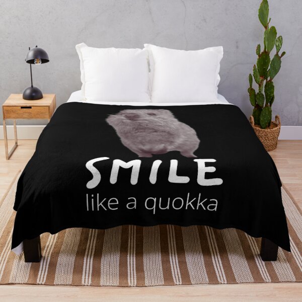Item preview, SMILE, like a quokka. Rottnest Island, Western Australia designed and sold by JellyBeenzz.