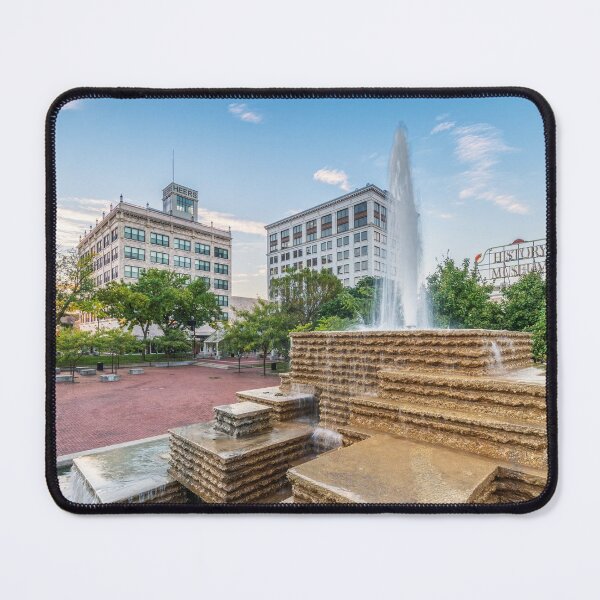 Item preview, Evening At The Springfield Square Fountain designed and sold by mljdwhite.