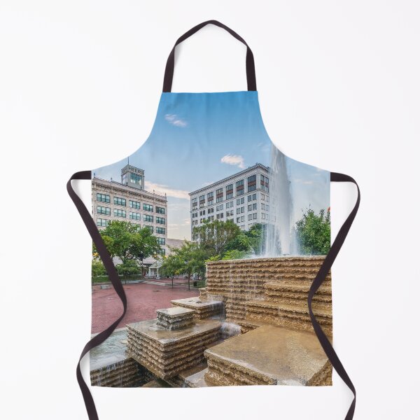 Item preview, Evening At The Springfield Square Fountain designed and sold by mljdwhite.
