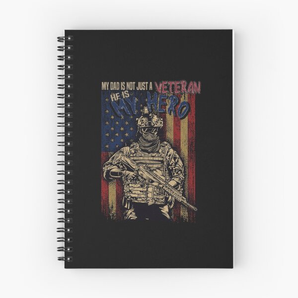 Item preview, my dad is not just a veteran he is my hero,Funny veteran's dad Vintage designed and sold by Hero Prod.