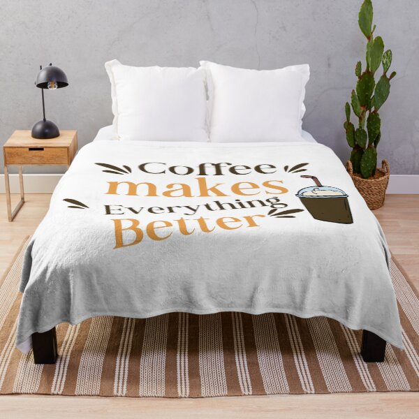 Item preview, Coffee Makes Everything Better - Trendy Cool Cup of Coffee Illustration designed and sold by Prince - Bestseller ★★★★★.