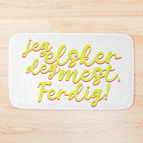 Item preview, Jeg elsker deg mest. Ferdig! | calligraphy iv designed and sold by rsty11.